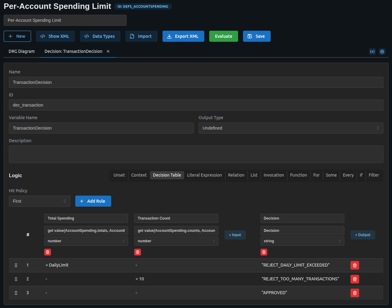 Advanced Rules Configuration